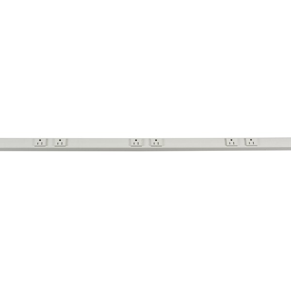 Non-Metallic Raceway, Non-Metallic PlugTrak Series, PLUGTRAK, 5', 15A 125V, 1-Circuit, Tamper Resistant